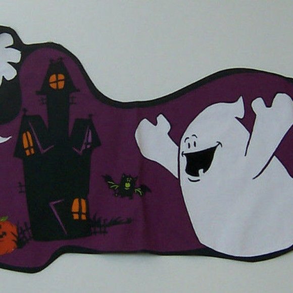 HALLOWEEN Happy Ghosts Table Runner - Picture 2 of 7